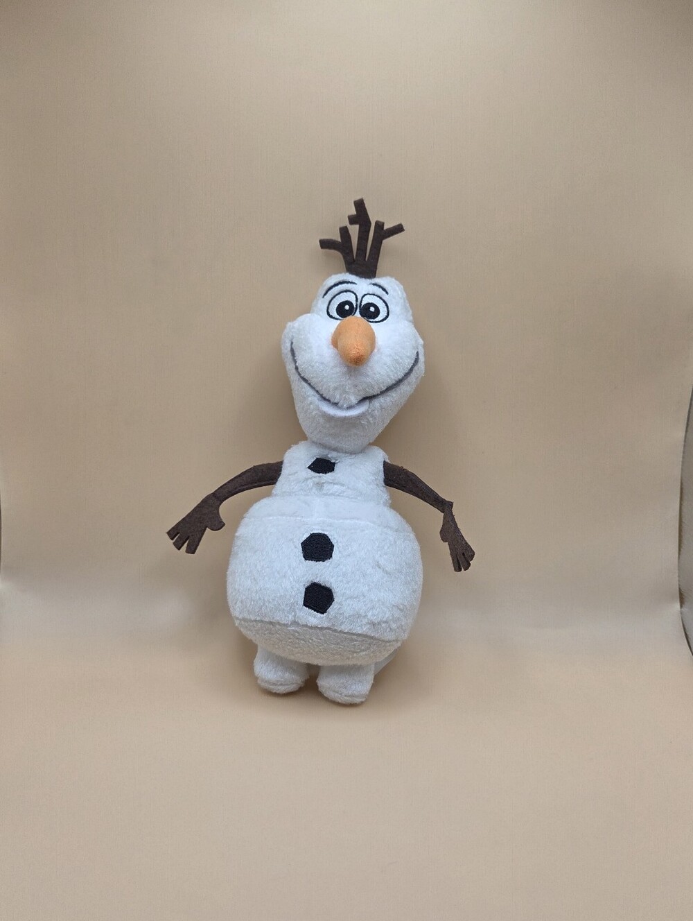Disney Press 2014 Frozen Olaf Snowman Plush Stuffed Animal 10" Doll Toy